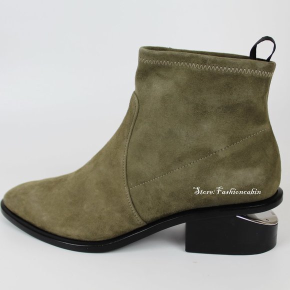 NEW ALEXANDER WANG Kori Suede Bootie - Picture 1 of 9